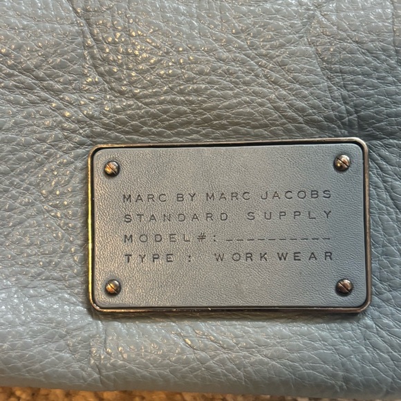 Marc Jacobs Light Blue Hobo Leather Bag - Picture 2 of 8